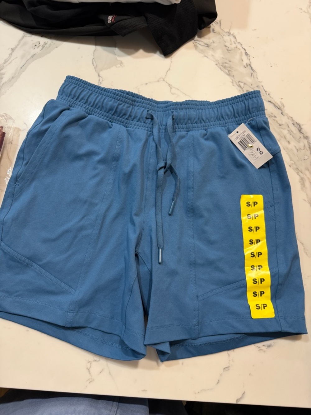 Mondetta Light Blue Women's Athletic Drawstring Shorts